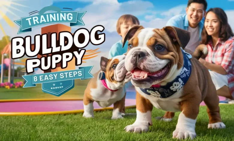 Bulldog puppy training